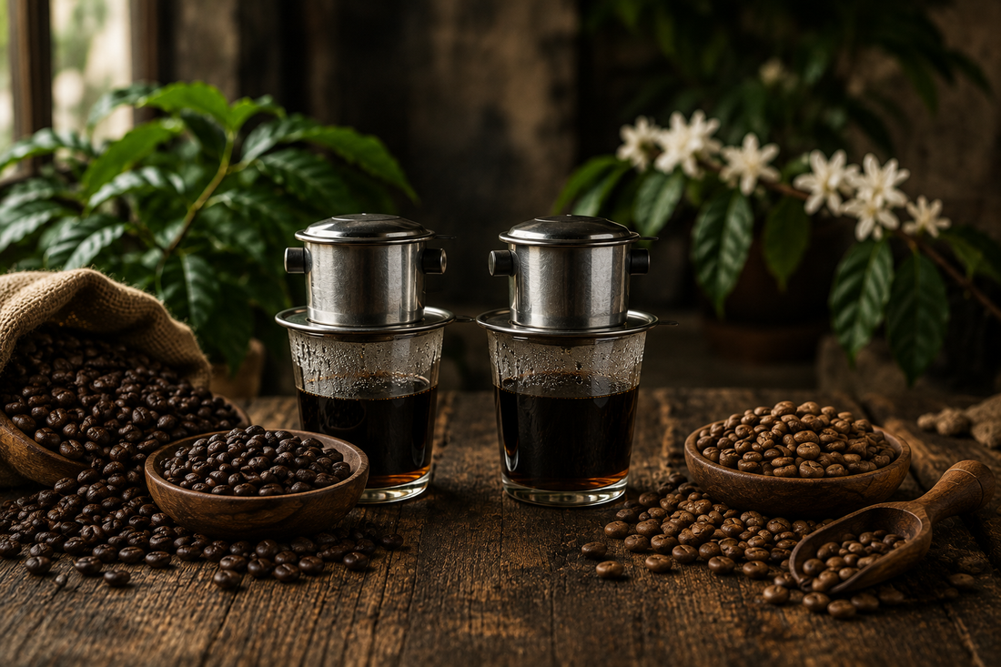 Arabica ja Culi: kaksi erilaista tarinaa saman phin-suodattimen alla