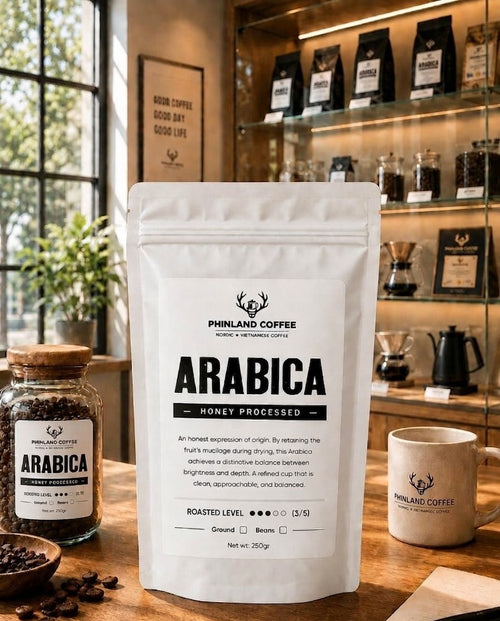 Phinland Coffee Arabica 250 g – vietnamilainen Arabica-kahvi