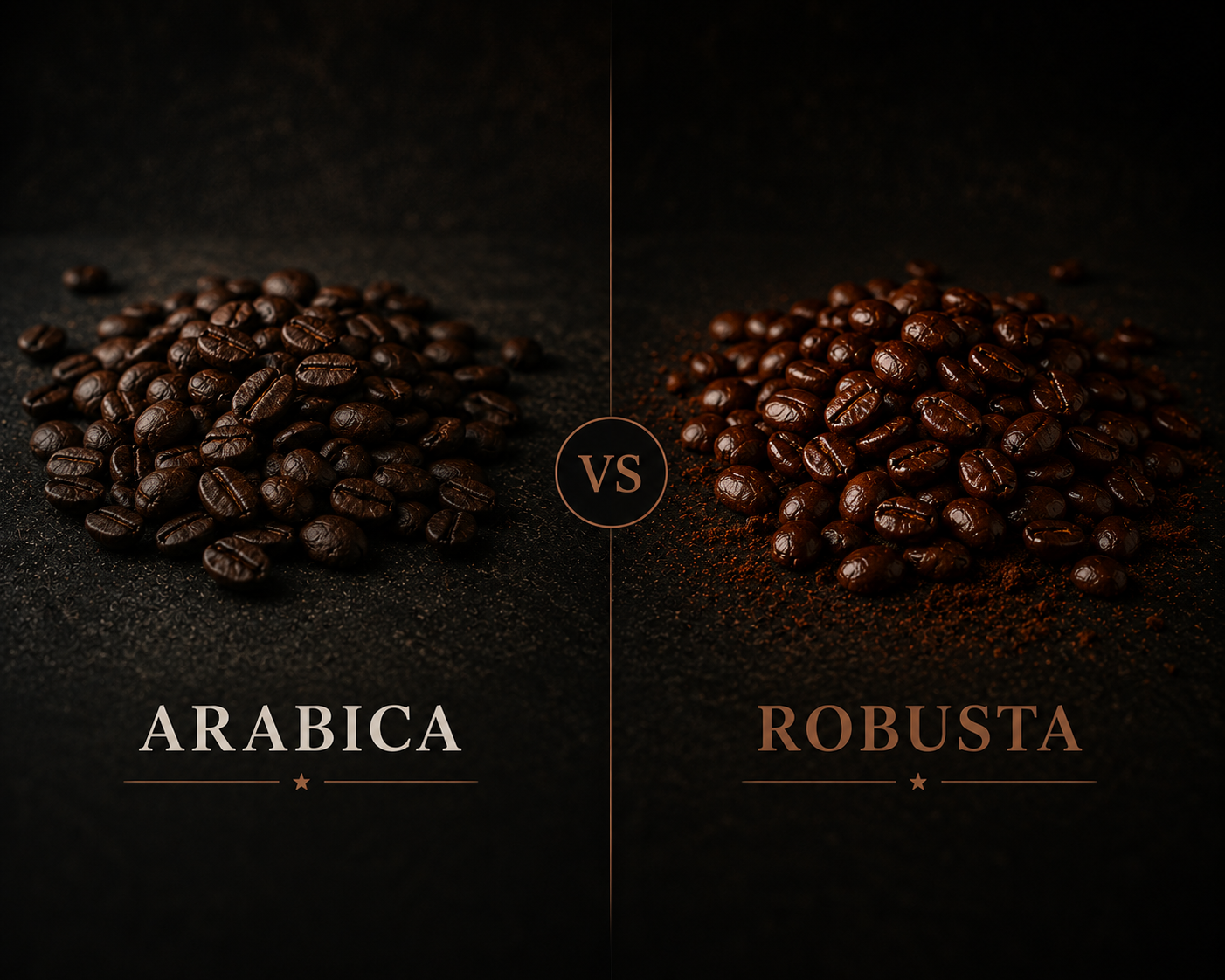 Vertailu: Arabica vs Robusta kahvipavut — makuprofiilit ja ominaisuudet